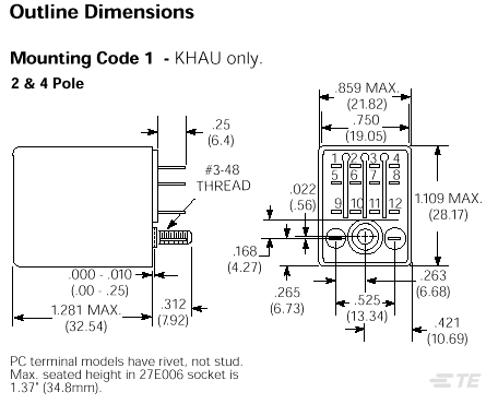 5-1393122-8 - Potter & Brumfield - KHA | TE Connectivity potter brumfield wiring diagrams 