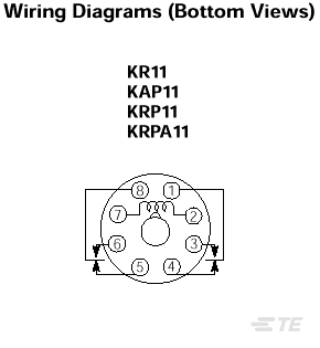 KRPA-11DG-24 Industrial Relays (General Purpose) - TE potter brumfield wiring diagrams 