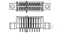 1-166088-3 Standard Edge Connectors