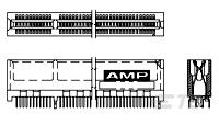 AMP .050C/L CEC  40 DUAL POS-2007514-2