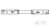 Cable Assy NectorS male to male 4pos UL-2-2083135-3
