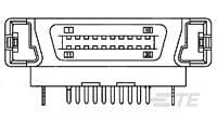 20 BLDMATE RCPT ASSY LEAD FREE-787653-3