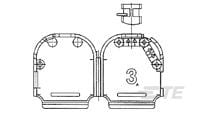 5749626-2 D-Sub Backshells & Clamps