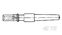 TAPER PIN SOLID PLT AU-42647-3