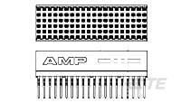 AMP TBC PLUS PIN ASSY 90 POS-535841-3