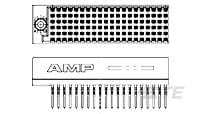 AMP TBC PLUS PIN ASSY 120 POS-535843-2