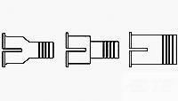 SHLDING FERRULE,PLTD,BULK PKG-6-745129-9