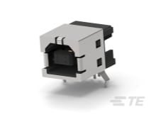 STD USB TYPE B, R/A, T/H-292304-3