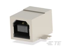 STD USB TYPE B, R/A, SMT, WHITE-1734346-4