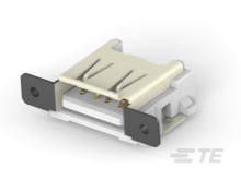 Std USB Type A, R/A, SMT, Offset, Panel-5353928-1