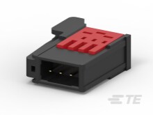 RITS CONN. PLUG ASSY 3P RED COVER-1-1554809-3