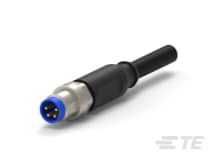 M8 Connector: Pigtail Cable, Straight, Male-CAT-SE594-M1G