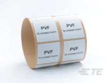 Weiße PVF-Etiketten für Thermotransferdrucker-CAT-T3437-P991A