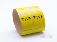 TTVF Flagging PVF Labels, Color Coding-CAT-T3437-T7899A