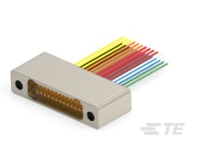 Micro and nano connectors, recp, 25pos-CAT-TMN-N25SC