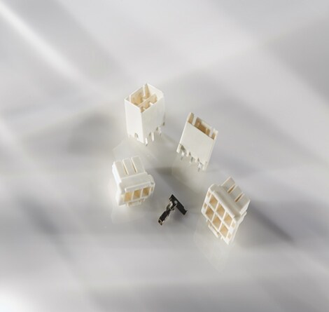 AMP 5-mm-Leistungsschlüsselstecker.
