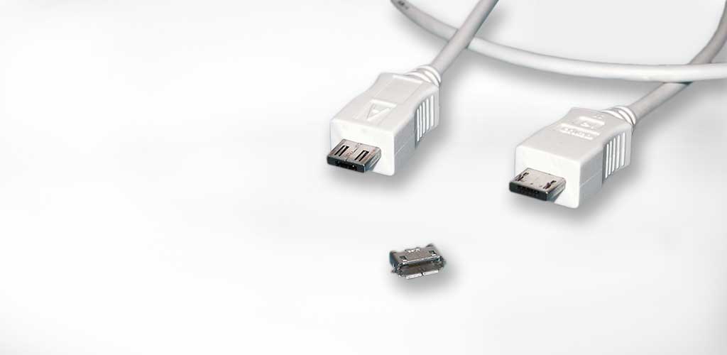 Micro USB 2.0- und 3.0-Steckverbinder