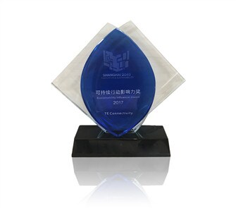 TE received the “2017 Sustainability Influencer Award” for our focus on continuous innovation to create a safer, sustainable, productive, and connected world.