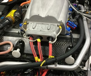 Motor de auto de prueba de Fórmula E