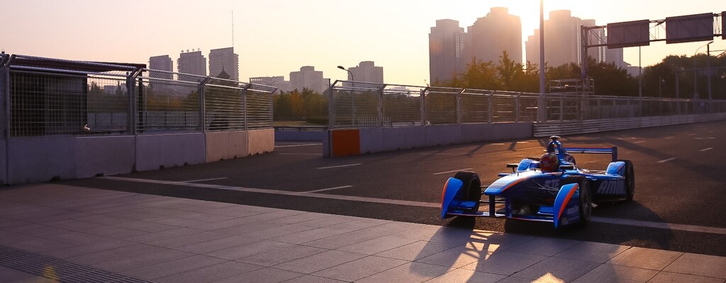 TE Formula E Race Car