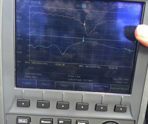 This device is used to text the hard-wired connection between an antenna and a microwarve analyzer. It also helps detect signal disturbances.