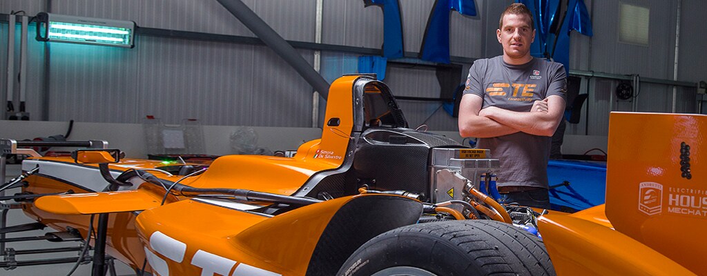 TE's Rich Harmer, our engineer working with the Andretti Technologies team.