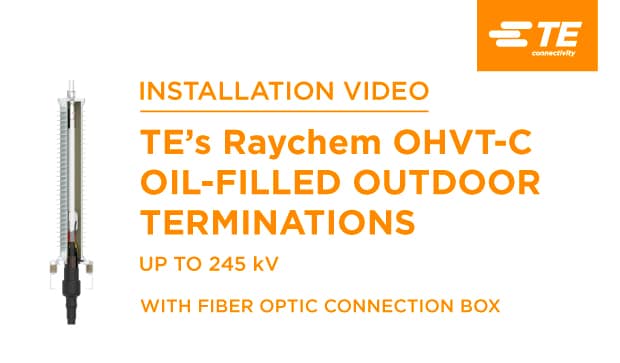 245 kV までの OHVT-C 端末処理材の施工方法をご覧ください