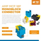 AMP MCP 18P モノブロック コネクタのインフォグラフィック