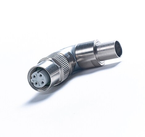 M12 Rail Right angled Connector