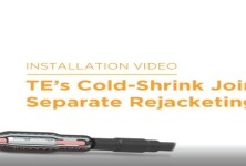 Cold Shrink Joint with Separate Rejacketing Sleeve