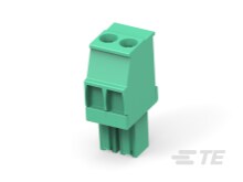 Str Plug, 3.5mm, Green, RH, 2-1986370-2
