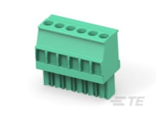 Str Plug, 3.5mm, Green, RH, 6-1986370-6