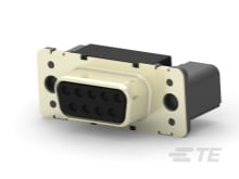 D-Sub Receptacle Assembly: Eurostyle, Right Angle, Surface Mount, 2.74mm-CAT-333-DRRES274