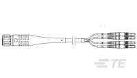 FOMM50 ODC LEAD 5.5 4PLUG - LC/DPX 10M-1-1985837-0