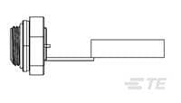 EATHERNET RCPT W/PC BRD & CBL-1546411-1