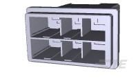 1-917808-3 Rectangular Connector Housings