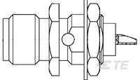 SMA Bulkhead Feedthru Jack 2058 0000 00-1053133-1