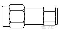 ADAPTER, SMA PLUG TO SMP PLUG-1056706-1