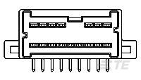 040-3 MLC CAP HSG ASSY 16P-1123419-1