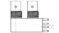 JACK, 2 POSITION, STACKED R/A, MINI BNC-1274663-2