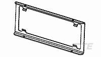 RETAINING CLIP, 1X4 BACKPLANE-1278530-1