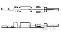 PIN CONTACT ASSY,SZ 20,TYPE XI-205171-9