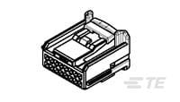 16W PLUG HSG ASSY BLACK-1379665-1