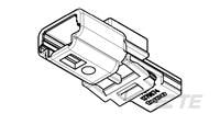 4W TAB HSG CODING 1 BLACK-1379674-1