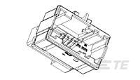 TAB HSG 20P MQS MPQ ASSY ORANGE-1-1379913-2