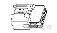 2X8 POS. GET MALE ASSY KEY A-1411367-1