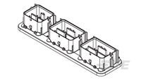 190 WAY HEADER ASSY KEY ABC-1438063-1