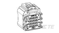 24 WAY ARM PLUG, KEY A NSB-1-1438103-3