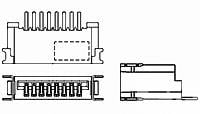 1.0 NON-ZIF FPC B/C SMT 25P-2-1734798-5