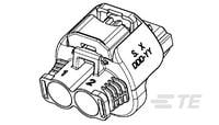 RECEPT HSG ASSY, 8MM NG1+, 2W, SEALED-1544978-2